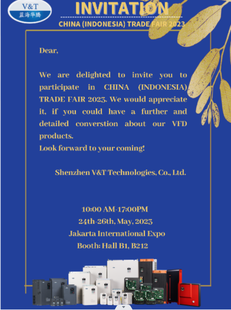 Посетите компанию V&T на CHINA (INDONESIA) TRADE FAIR 2023
